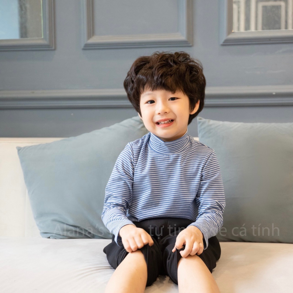 Áo Giữ Nhiệt Bé Trai, Áo Giữ Nhiệt Bé Gái MyaKids Hàng Thiết Kế Vải Cotton 100% Ấm Áp Thấm Hút Mồ Hôi