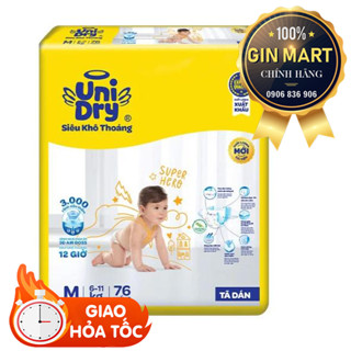 TÃ DÁN UNIDRY S48 M42 L38 XL34 M76 L68 XL62 TẶNG KHĂN ƯỚT