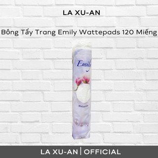 Bông tẩy trang Emily 120 miếng Đức,100% Cotton thiên nhiên, mềm mại, mịn màng.