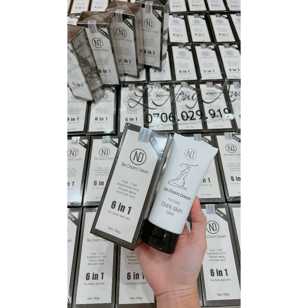Kem giảm vết thâm mới, kem làm mờ vết thâm BeCharm, kem giảm thâm vòng 3, kem giảm thâm mông mới