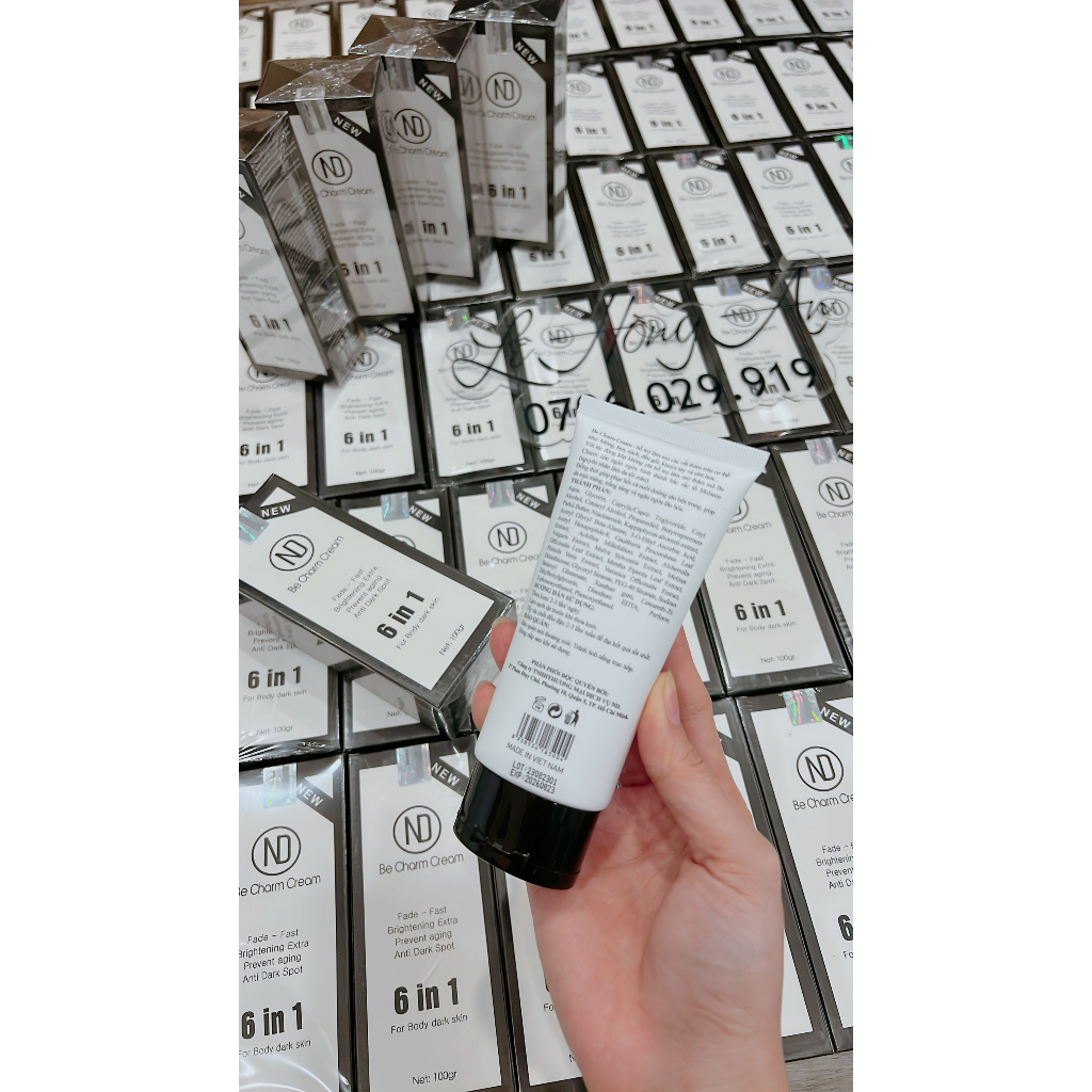 Kem giảm vết thâm mới, kem làm mờ vết thâm BeCharm, kem giảm thâm vòng 3, kem giảm thâm mông mới