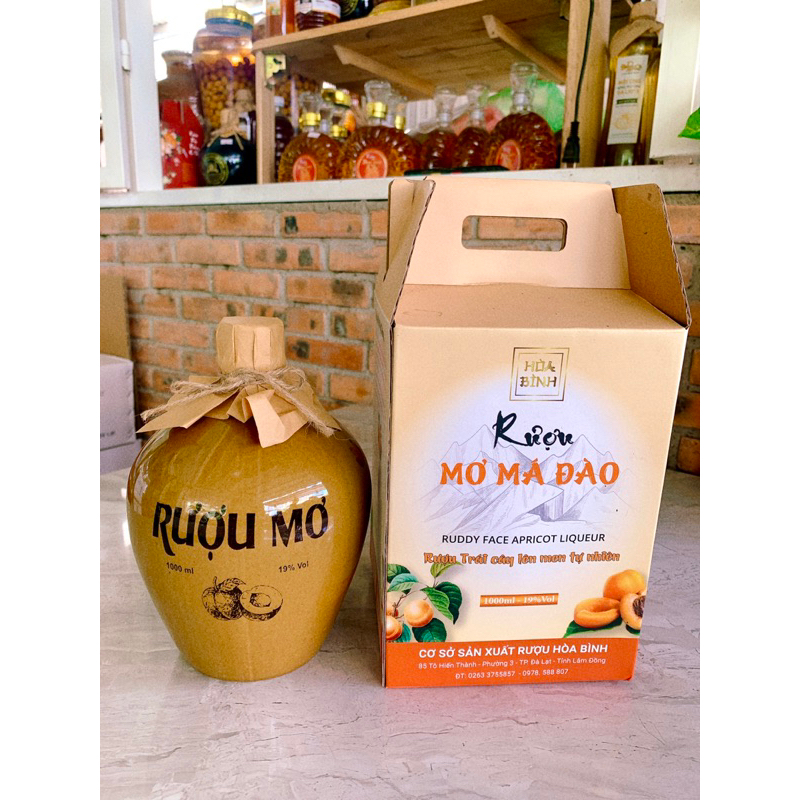 Rượu Mơ Má Đào (1000ml)