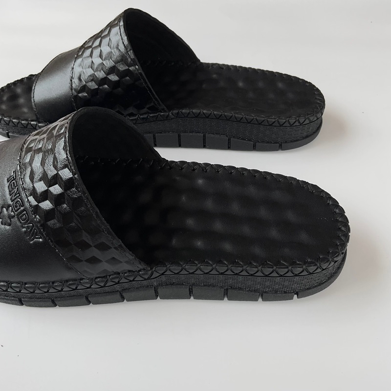 Dép Doctor Dành Cho Nam Nữ, Full Da Bò, Full Khâu Chỉ, Đế Đúc Cao Su êm Chân - Tengday Vietnam