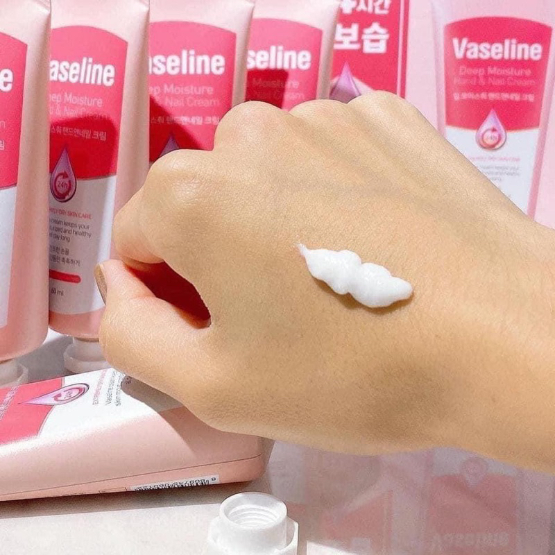 Kem Dưỡng Tay Và Móng Vaseline Deep Moisture Hand & Nail Cream Hàn Quốc