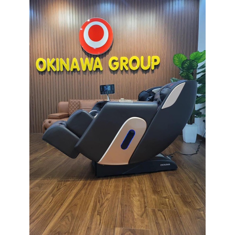 [FREESHIP + QUÀ TẶNG 🎁 Ghế massage Okinawa Os-466 model 2023, con lăn 4D silocon, điều khiển giọng nói