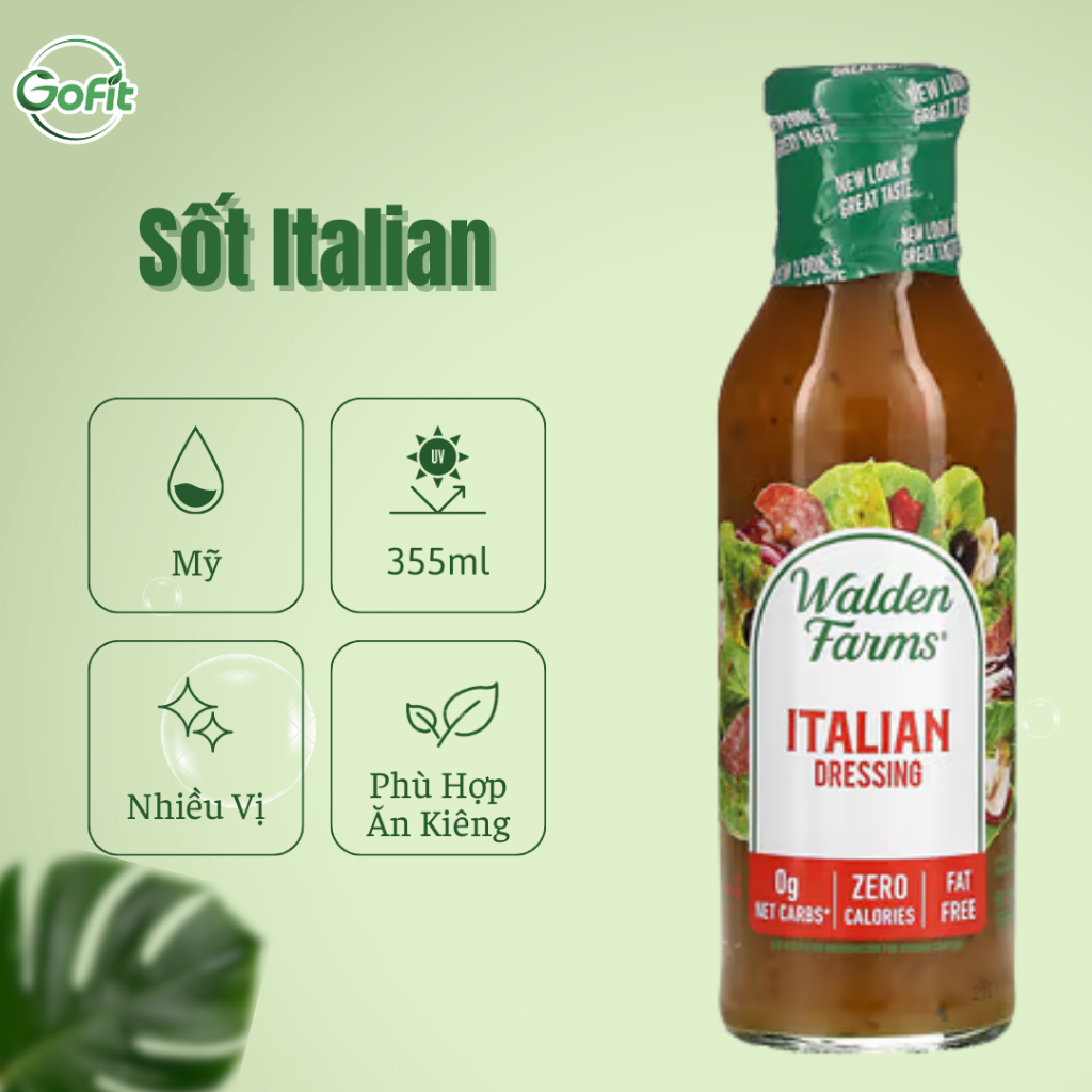 Sốt salad ăn kiêng 0 Calo Thousand Island WALDEN FARMS