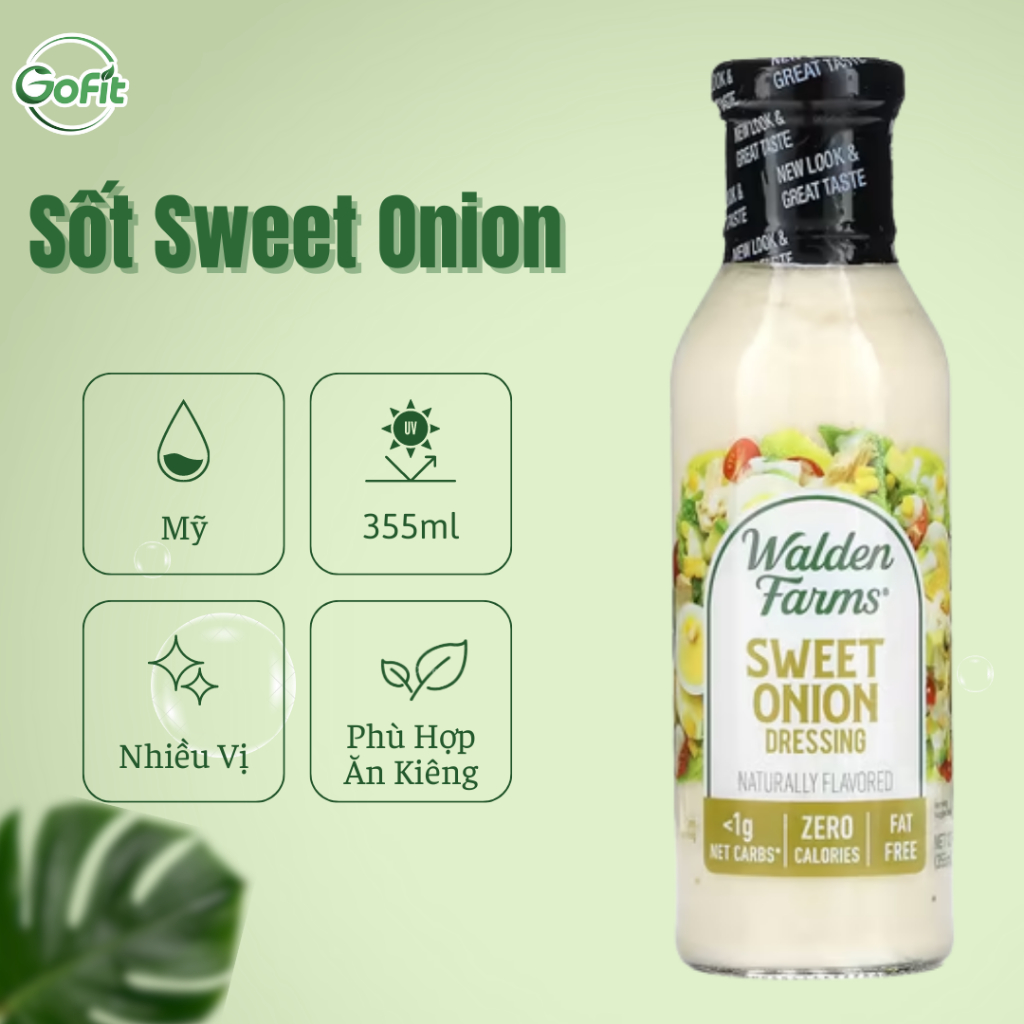 Sốt salad ăn kiêng 0 Calo Thousand Island WALDEN FARMS