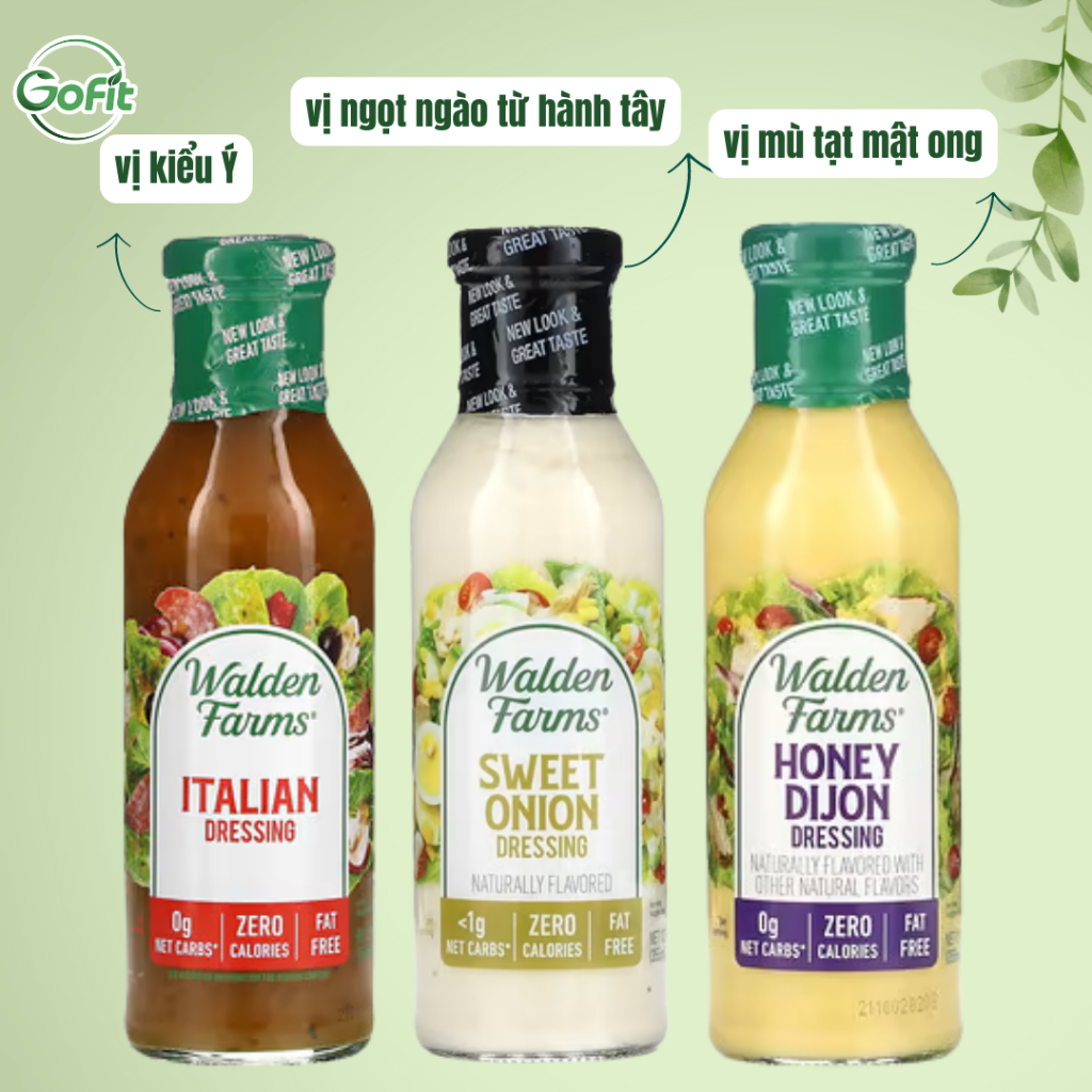 Sốt salad ăn kiêng 0 Calo Thousand Island WALDEN FARMS