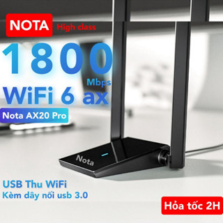 [BH 12 Th] USB WiFi 6 AX 1800 TP Link TX20U Plus chuẩn WiFi 6 tplink - nota 1800 5400Mbps xuyên tường tốt tốc độ cao