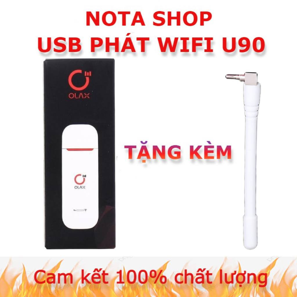 USB Phát Wifi 4G Olax U90 gắn sim 4G dcom 4G dùng cho ô tô xe hơi dưới 16 chỗ dùng được viettel
