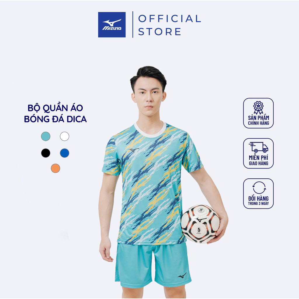 Bộ Quần Áo Bóng Đá DICA MIZUNO Với Chất Liệu Polyester Mềm Mại, Công Nghệ Moisture-Wicking Tạo Cảm Giác Khô Thoáng