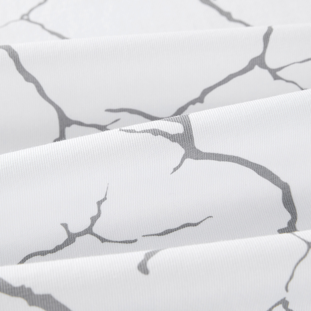 HLA - Áo thun nam ngắn tay họa tiết phối chữ cotton mềm mịn cao cấp Fashionable letter printing icy cotton T-shirt