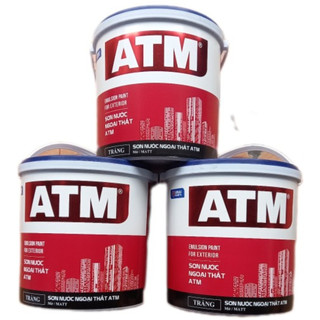  Sơn Nước Ngoại Thất  ATM Thailand  5kg- Chống Rêu Mốc Chống UV Bền màu Dùng Cho Tường Ngoài Trời Trong Nhà 