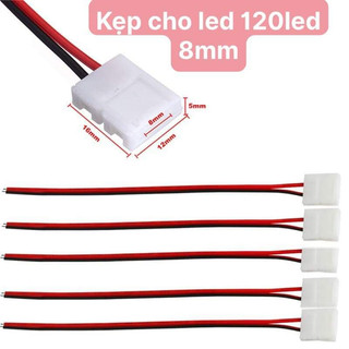 Kẹp nối dây led 1 túi 100 cái 2835 bản 8mm