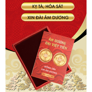 Cặp xu xin đài âm dương Phong Thủy Tam Nguyên