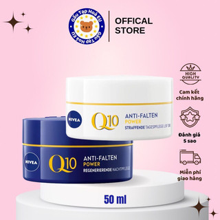  Cặp Kem dưỡng da Nivea Q10 Anti Fanten Power sáng da chống nhăn và lão hóa 50ml Hàng Đức 
