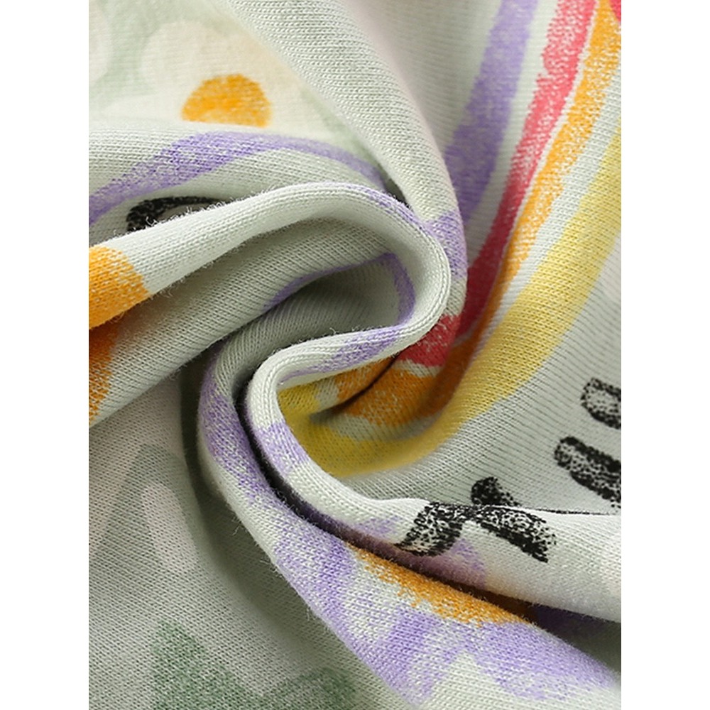 Váy cotton xanh hoạ tiết Malwee thời trang trẻ em từ 2-7 tuổi MW7727