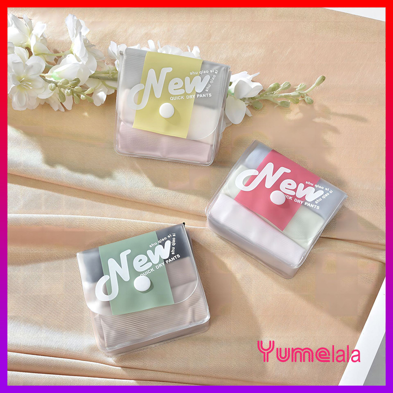 Set 3 quần lót nữ su thạch tàng hình  Hàng Đợt Đầu không lộ viền không đường may đóng túi dẻo mini