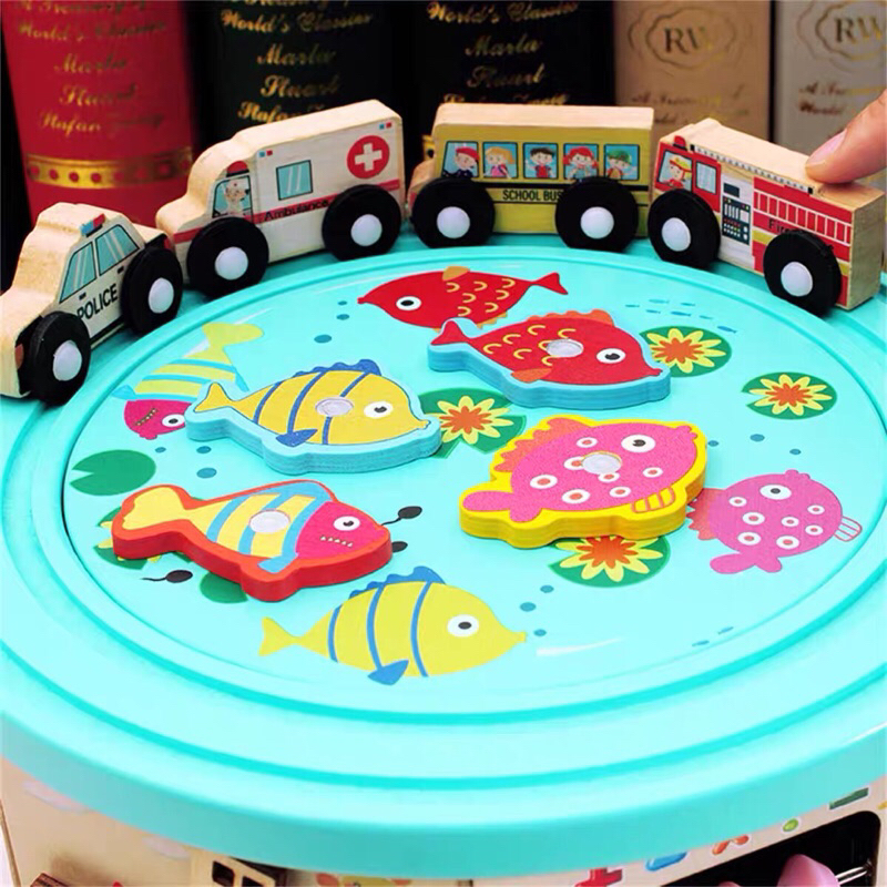 Đồ chơi gỗ - Đồ chơi trí tuệ cao cấp đa năng hộp bận rộn