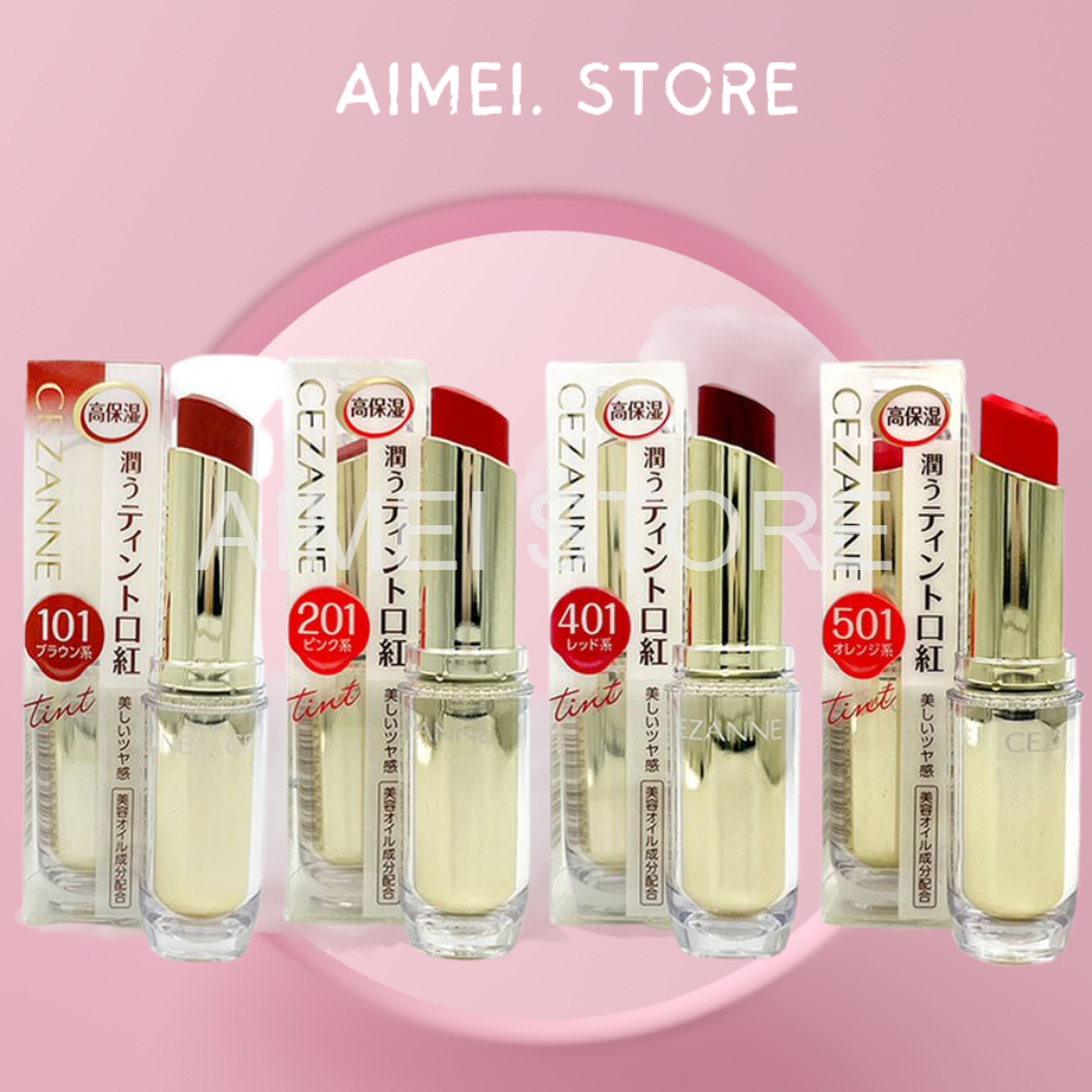 Son Môi Cezanne Lasting Gloss Lip Thỏi Son Dưỡng Bóng Nhiều Màu