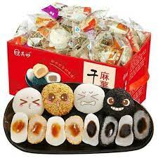 Bánh Mochi Dẻo Bao Vừng , vi hoa quả Hộp 2 Kg 8 vị/ 4 vị Đài Loan Hiệu Hai Cô Gái