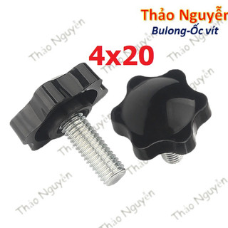 Núm khóa vặn tren hoa mai size M4x20 1 cái
