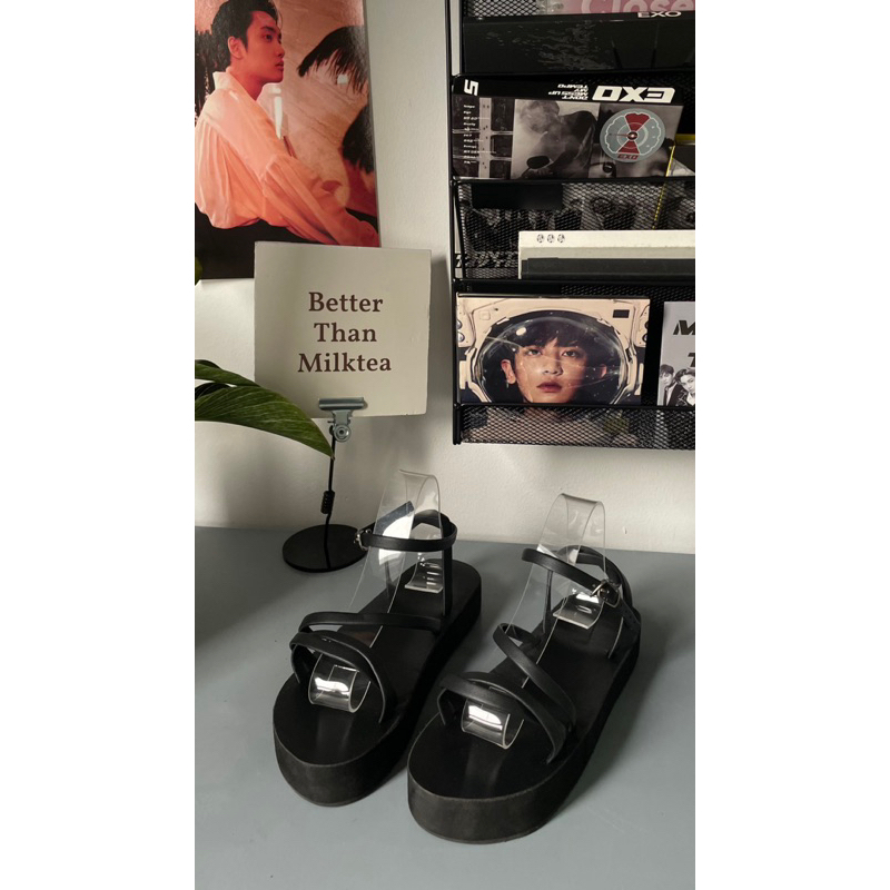 Giày sandals Sili quai chéo xinh xắn - Betterthanmilktea thiết kế