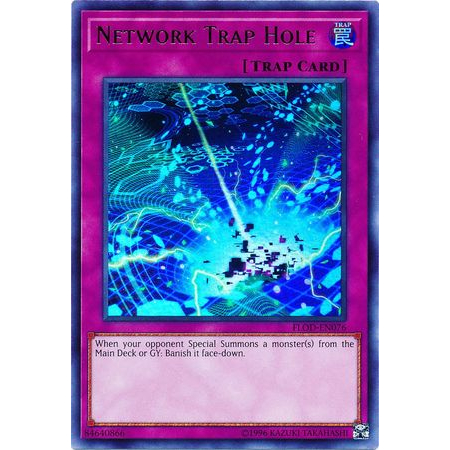 Lá bài thẻ bài Network Trap Hole – Ultra Rare - Tặng bọc bài nhựa bảo quản