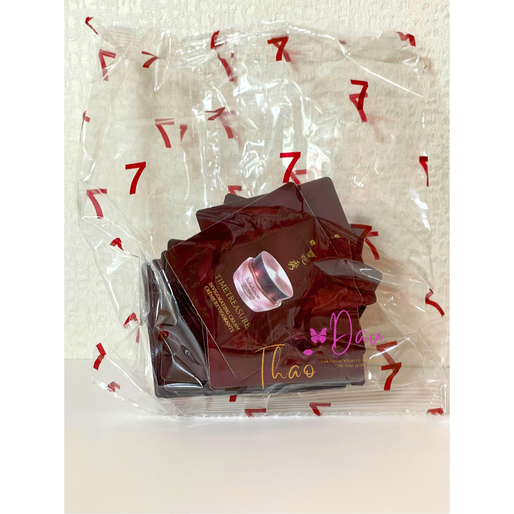 Kem dưỡng thông đỏ siêu trẻ hóa da trắng da chống lão hóa mạnh Sulwhasoo Timetreasure Renovating Cream EX 1ml gói sample
