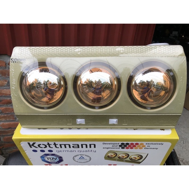 ĐÈN SƯỞI NHÀ TẮM TREO TƯỜNG 2 BÓNG - 3 BÓNG Cao Cấp KOTMANN