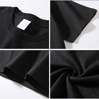 FOCUS local brand vintage Đen áo phông nữ đẹp bigsize unisex basic tay lỡ 100%cotton