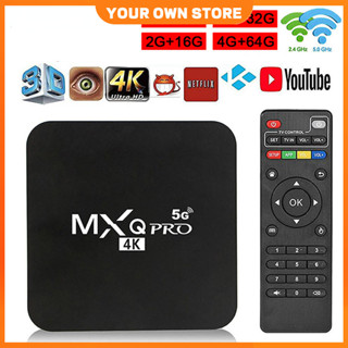 MXQPRO 256GB Android 10.1 Hộp TV thông minh 4K YouTube Media Play
