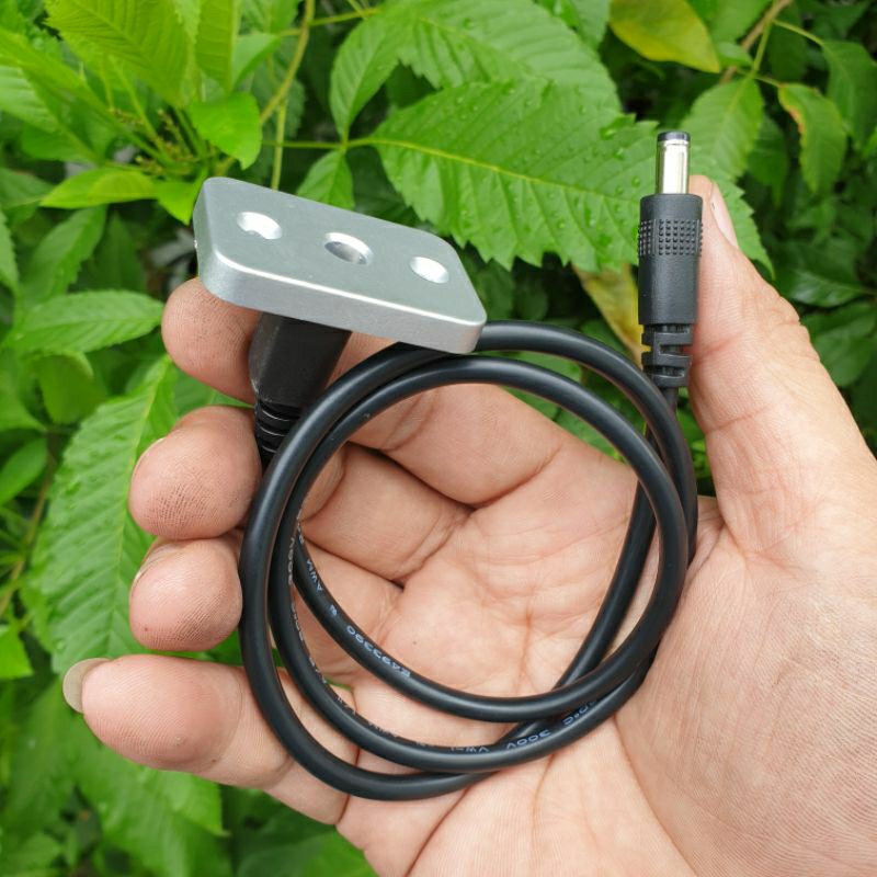 Set 10 dây nối dài jack DC 5.5 x 2.1mm, ruột đồng to 20awg, dài 600mm