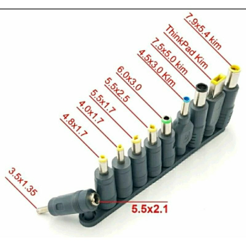 Set 10 dây nối dài jack DC 5.5 x 2.1mm, ruột đồng to 20awg, dài 600mm