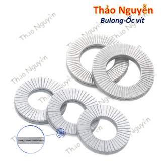 Long đền nord răng chống xoay inox 304 m3-m12