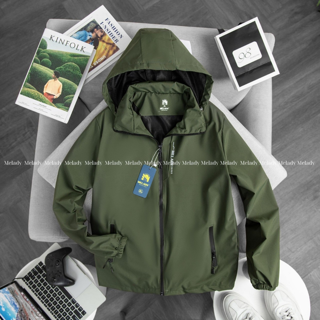 Áo gió đôi Melady tráng bạc dành cho nam nữ thời trang 23DAD01
