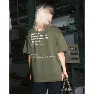 Áo thun SLY | TEE oversize - Áo thun chất liệu interlock 250gsm