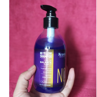 Dầu gội tím khử vàng Krastin No Yellow 280ml.