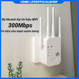 Bộ Kích Sóng Wifi 4 Râu Tốc Độ Cao 300Mbps Kiêm Cục Kích Wifi Không Dây Siêu Mạnh Bộ Kích Wifi Kết Nối Xa