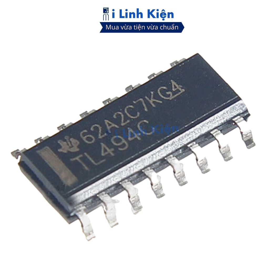 Ic chức năng TL494 TL494CDR SOP-16 chính hãng TI ilinhkien