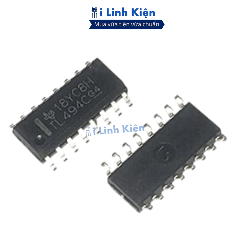 Ic chức năng TL494 TL494CDR SOP-16 chính hãng TI ilinhkien