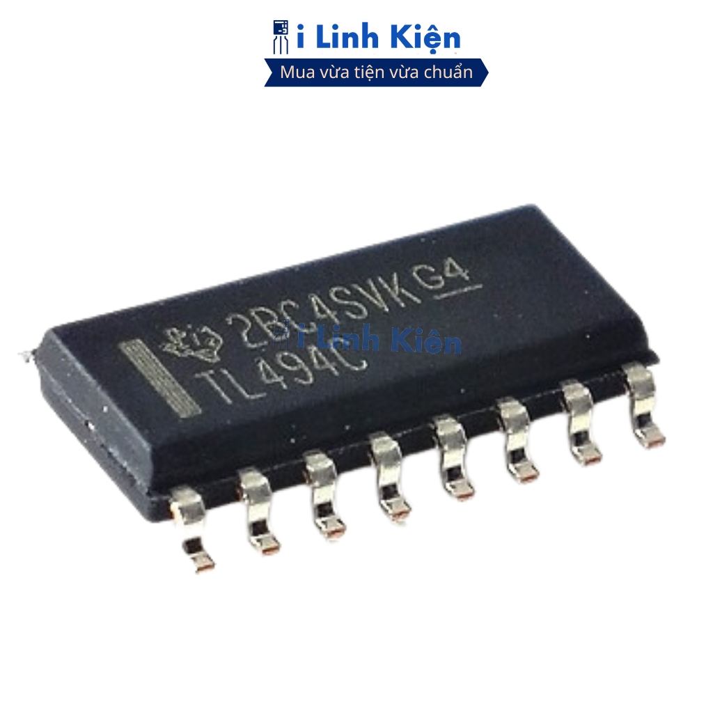 Ic chức năng TL494 TL494CDR SOP-16 chính hãng TI ilinhkien