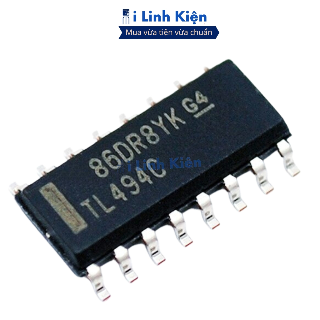 Ic chức năng TL494 TL494CDR SOP-16 chính hãng TI ilinhkien
