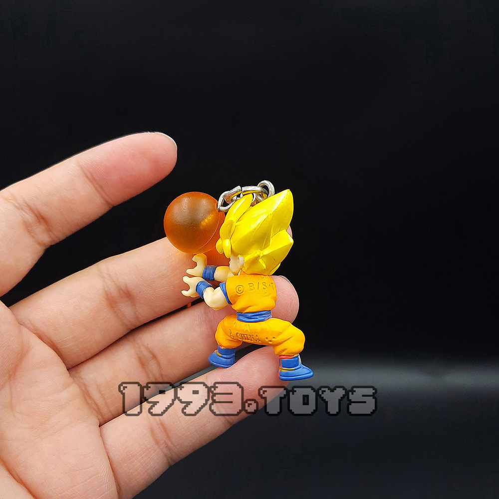 Dây treo móc khóa mô hình nhân vật figure Dragon Ball Z Bandai Chara Strap Swing Vol 1 - Son Goku SSJ