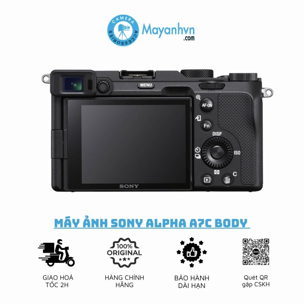 Máy ảnh Sony Alpha A7C Body | Hàng Chính Hãng