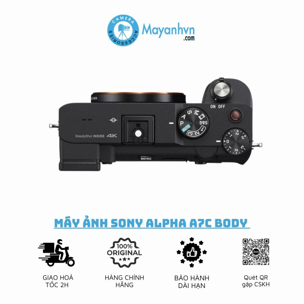 Máy ảnh Sony Alpha A7C Body | Hàng Chính Hãng