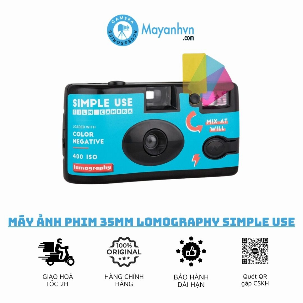 Máy Ảnh Phim 35mm Lomography Simple Use