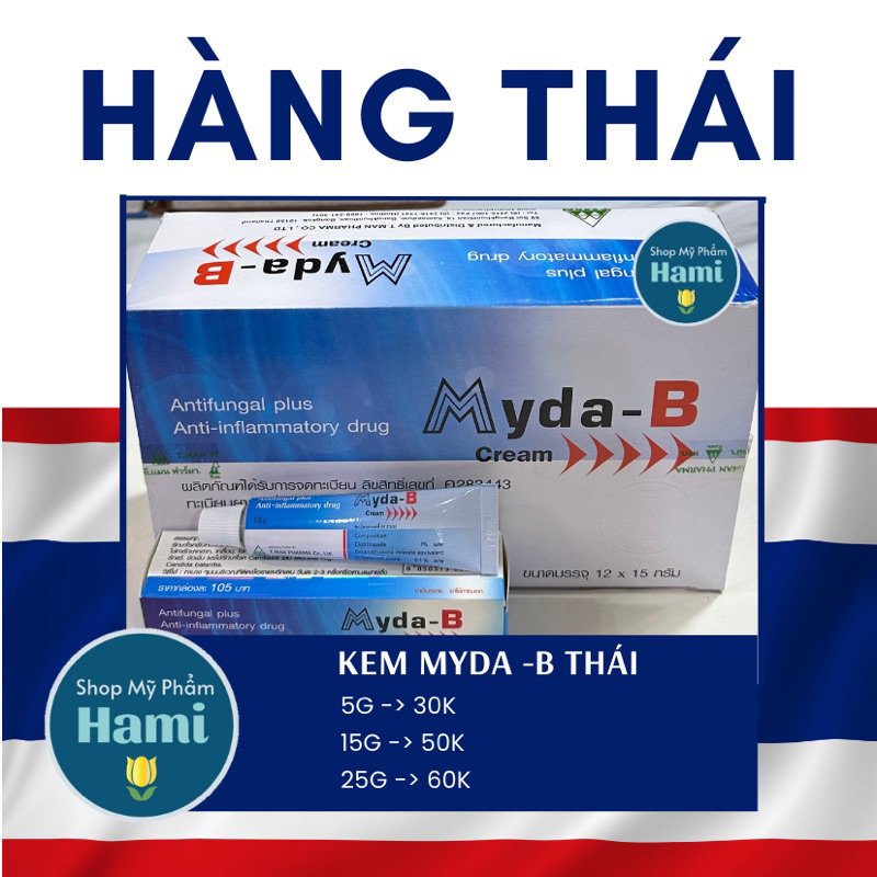 KEM MYDA - B THÁI 5G - 15G - 25G - Hàng Loại 1