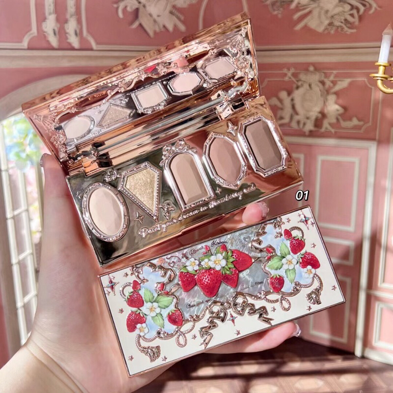 Phấn Mắt FLOWER KNOWS Strawberry Rococo Series
