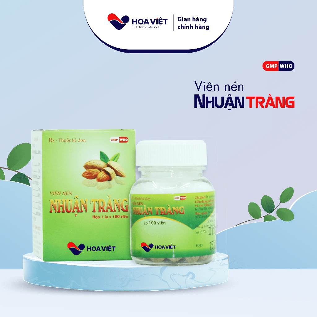 Viên nén thảo dược Nhuận Tràng giảm táo bón, khó tiêu hóa